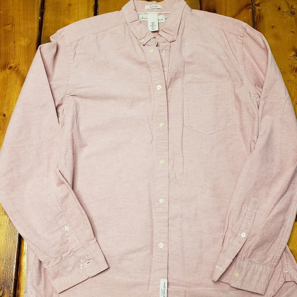 H&M L.O.G.G. Pink Button-Up Shirt